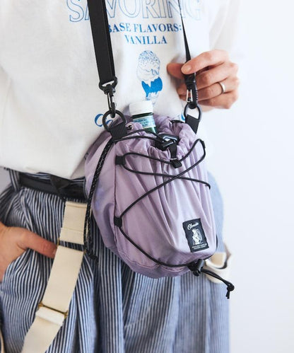 2WAY ROLLTOP&KINCHAKU SHOULDE 卷頂巾著設計 單肩包