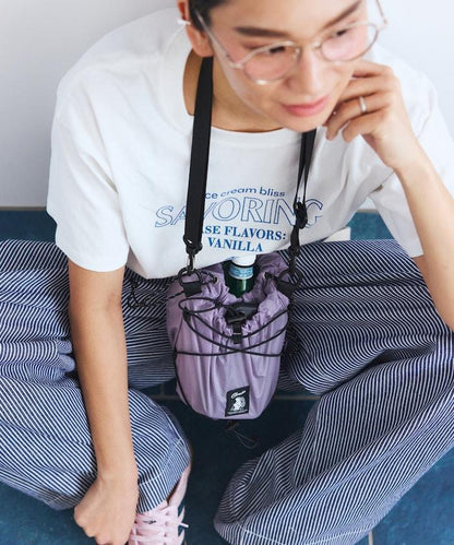 2WAY ROLLTOP&KINCHAKU SHOULDE 卷頂巾著設計 單肩包