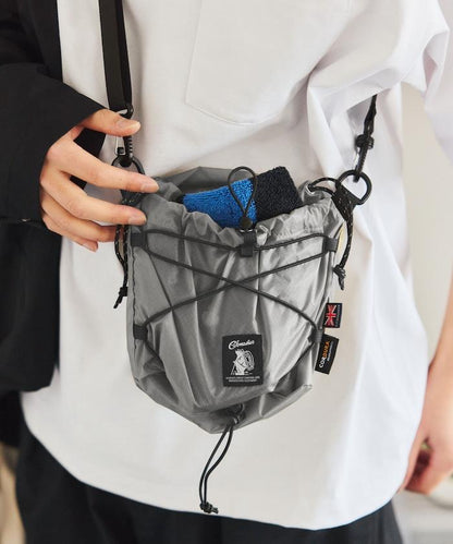 2WAY ROLLTOP&KINCHAKU SHOULDE 卷頂巾著設計 單肩包