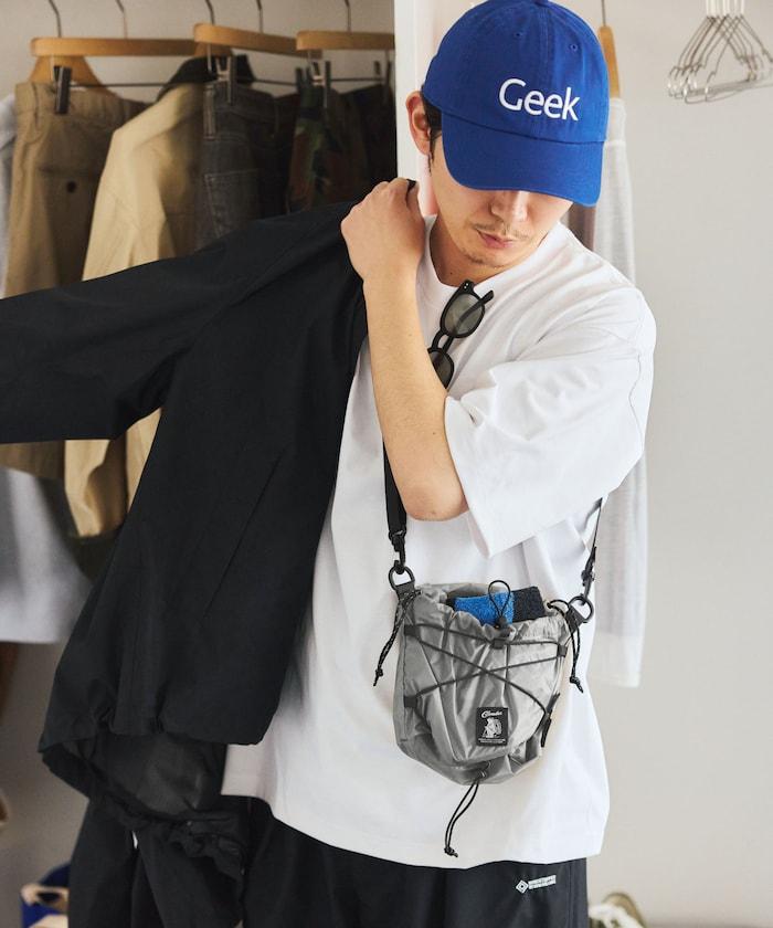 2WAY ROLLTOP&KINCHAKU SHOULDE 卷頂巾著設計 單肩包
