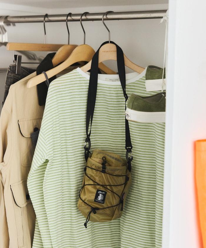 2WAY ROLLTOP&KINCHAKU SHOULDE 卷頂巾著設計 單肩包