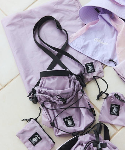 2WAY ROLLTOP&KINCHAKU SHOULDE 卷頂巾著設計 單肩包