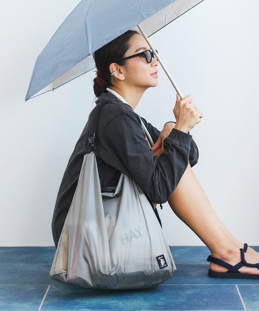 防潑水 PACKABLE SHOULDER 可收納設計 單肩包 聯名款