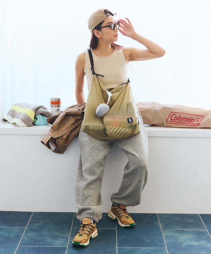防潑水 PACKABLE SHOULDER 可收納設計 單肩包 聯名款