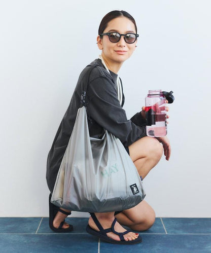 防潑水 PACKABLE SHOULDER 可收納設計 單肩包 聯名款