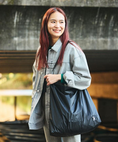 防潑水 PACKABLE SHOULDER 可收納設計 單肩包 聯名款