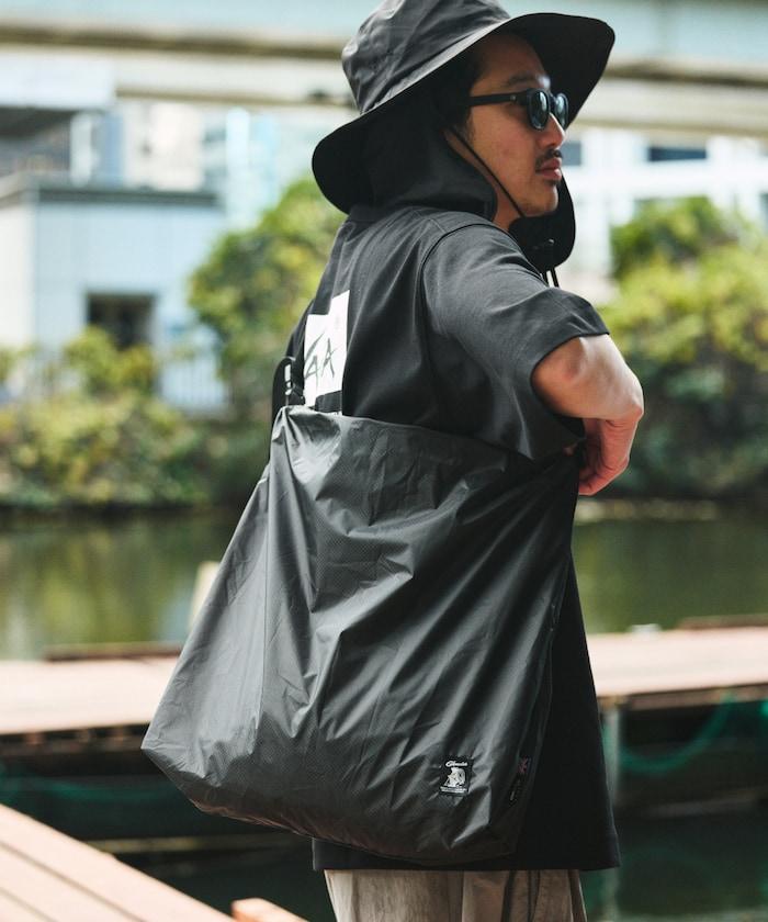 防潑水 PACKABLE SHOULDER 可收納設計 單肩包 聯名款