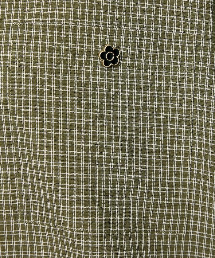Logo刺繡寬鬆短袖襯衫