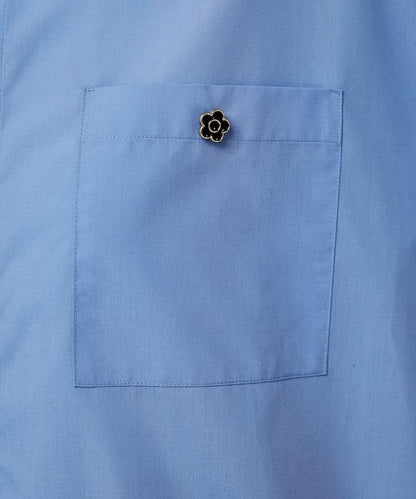 Logo刺繡寬鬆短袖襯衫