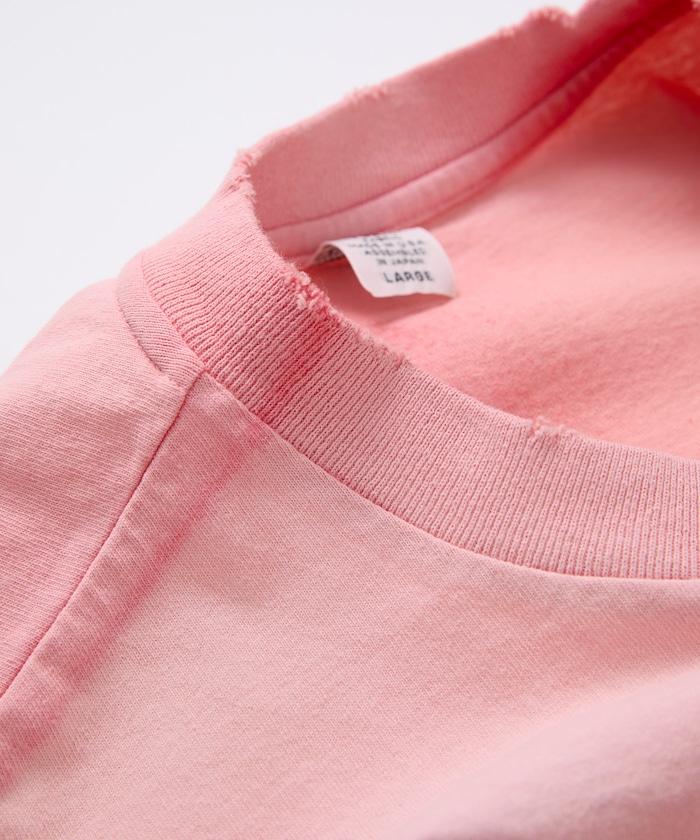 80-90s USA POCKET TEE SUNFADE