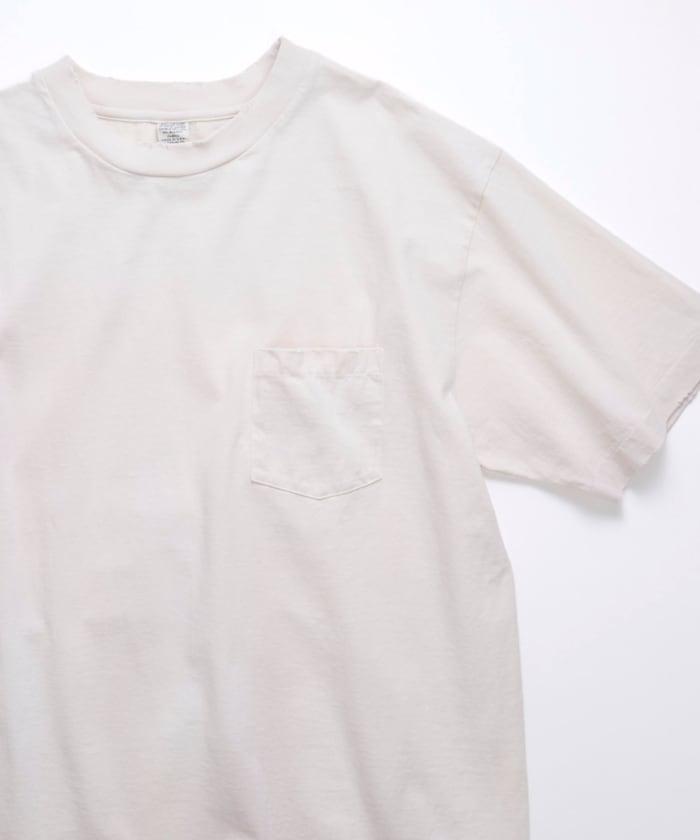 80-90s USA POCKET TEE SUNFADE