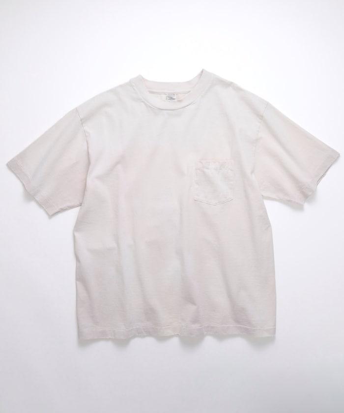80-90s USA POCKET TEE SUNFADE