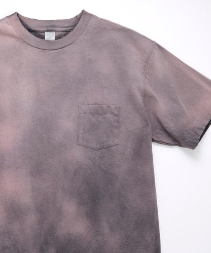80-90s USA POCKET TEE SUNFADE