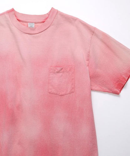 80-90s USA POCKET TEE SUNFADE