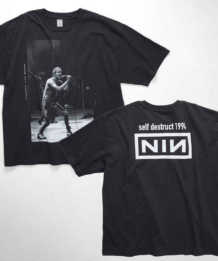圓領 NIN SELF DESTRUCT 1994 樂隊印花 T恤