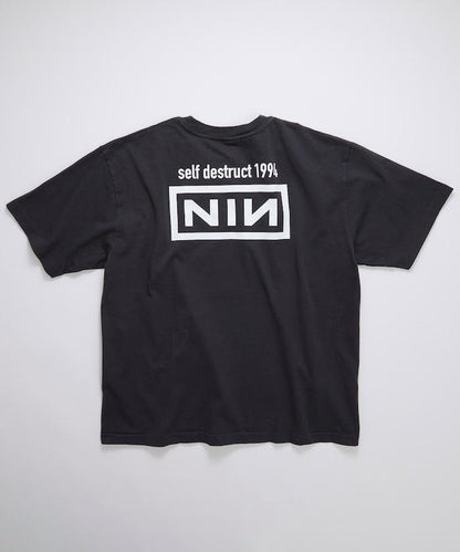 圓領 NIN SELF DESTRUCT 1994 樂隊印花 T恤