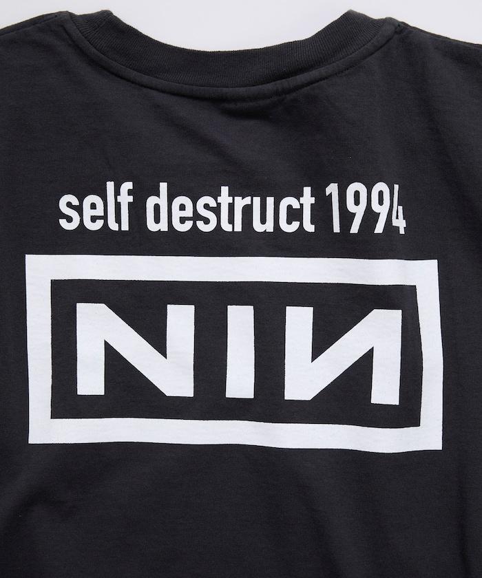 圓領 NIN SELF DESTRUCT 1994 樂隊印花 T恤