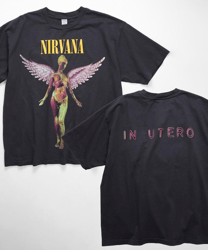 NIRVANA IN UTERO 圓領 樂隊T恤