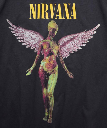 NIRVANA IN UTERO 圓領 樂隊T恤