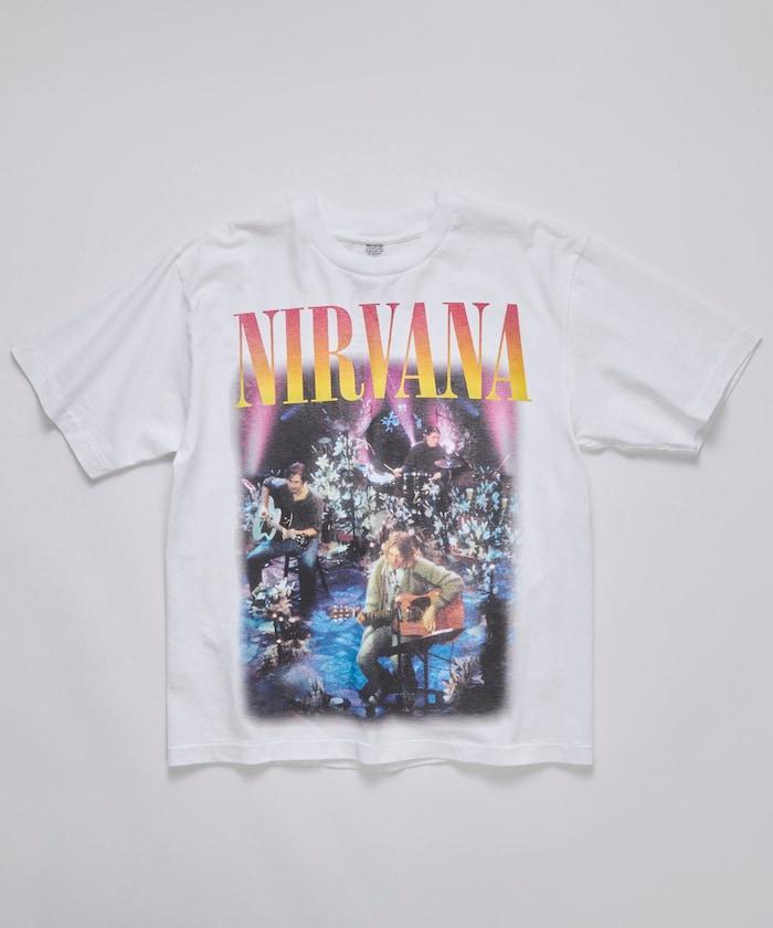 NIRVANA UNPLUGGED 圓領 樂隊印花 樂隊T恤