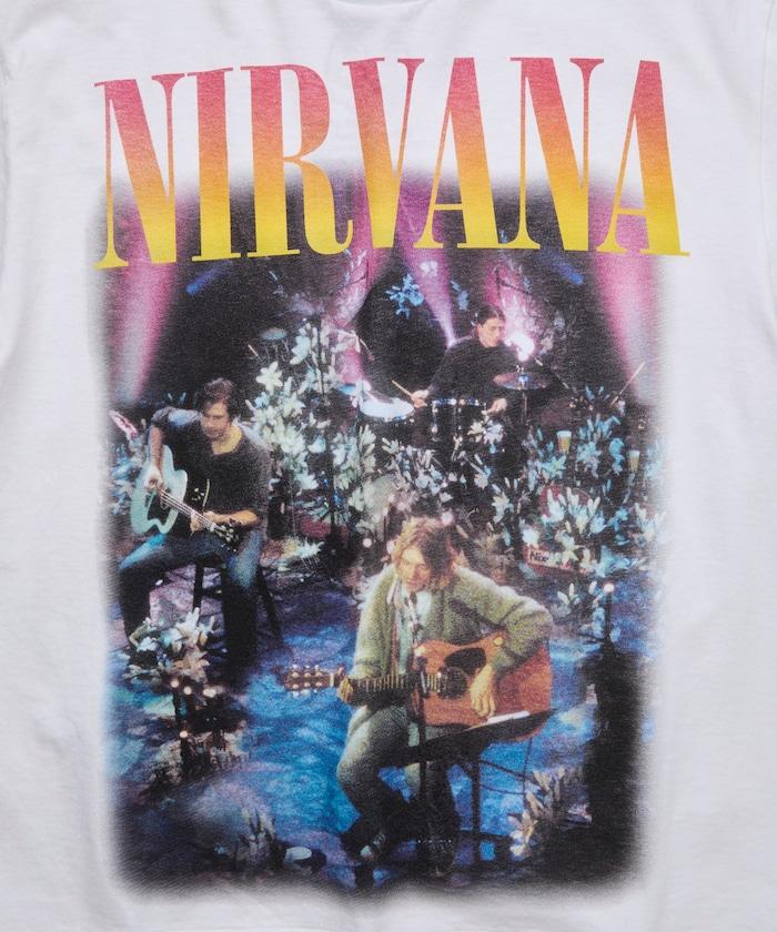 NIRVANA UNPLUGGED 圓領 樂隊印花 樂隊T恤