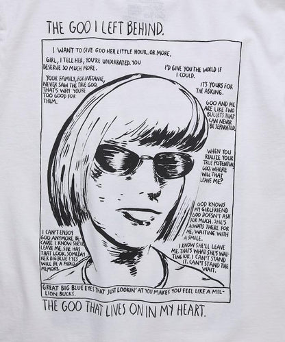 SONIC YOUTH GOO VHS 圓領樂隊T恤
