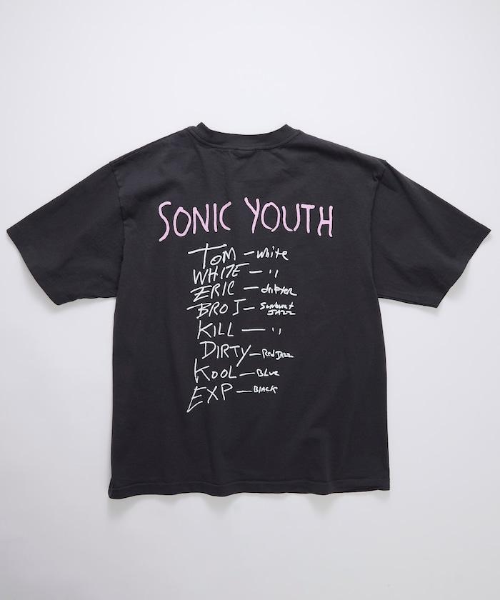 圓領 SONIC YOUTH TL DISAPPEARER 印花 樂隊T恤
