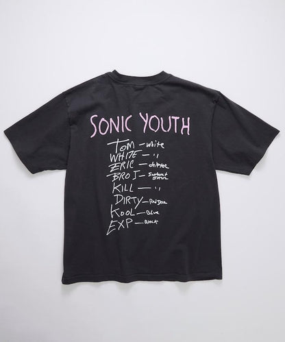 圓領 SONIC YOUTH TL DISAPPEARER 印花 樂隊T恤