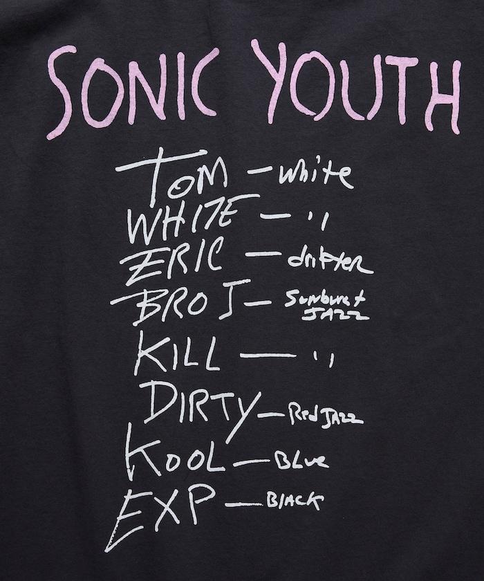 圓領 SONIC YOUTH TL DISAPPEARER 印花 樂隊T恤