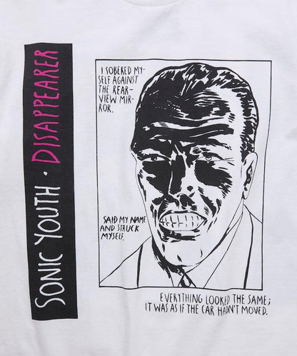 圓領 SONIC YOUTH DISAPPEARER 樂隊T恤