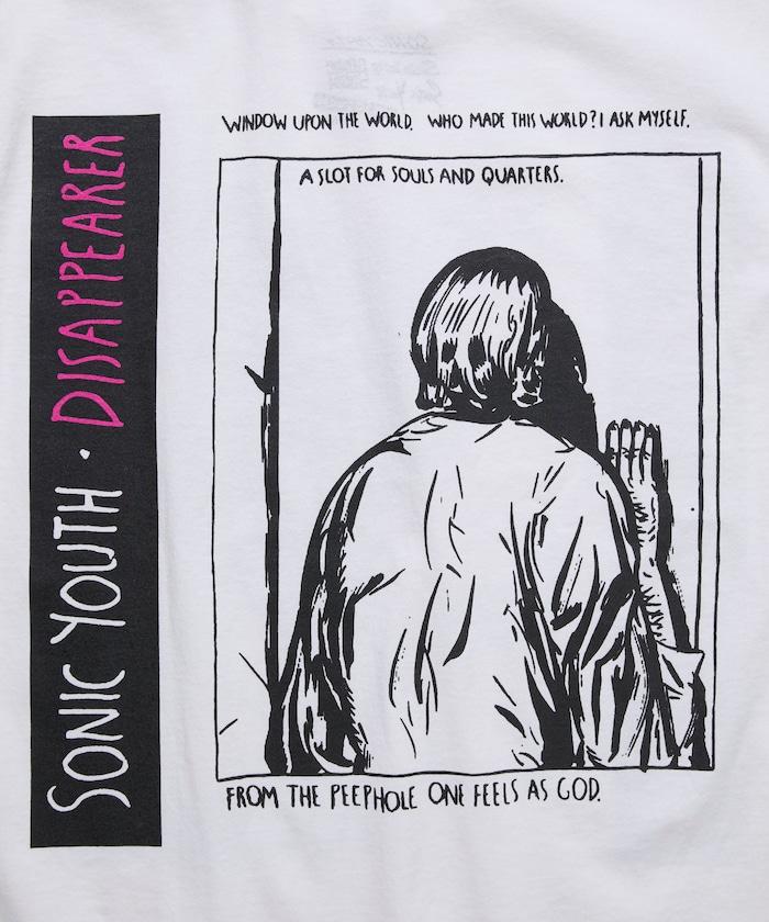 圓領 SONIC YOUTH DISAPPEARER 樂隊T恤