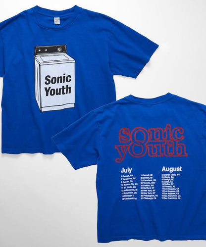 SONIC YOUTH WASHING MACHINE 圓領 樂隊印花 T恤