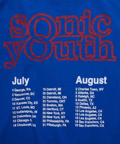 SONIC YOUTH WASHING MACHINE 圓領 樂隊印花 T恤