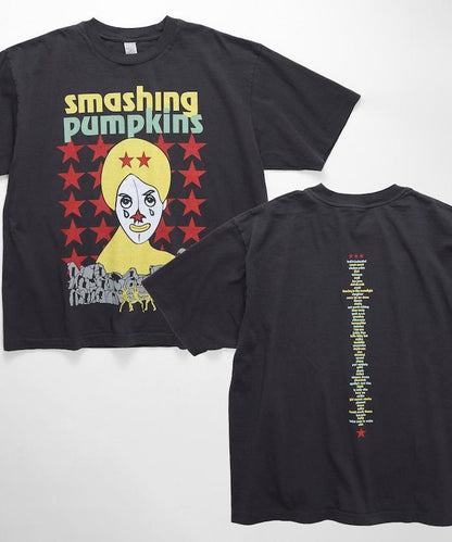 圓領 SMASHING PUMPKINS CLOWN STAR 印花 樂隊T恤