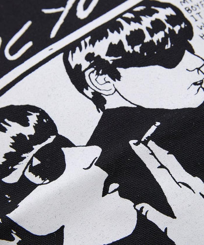 SONIC YOUTH GOO 圖案托特包