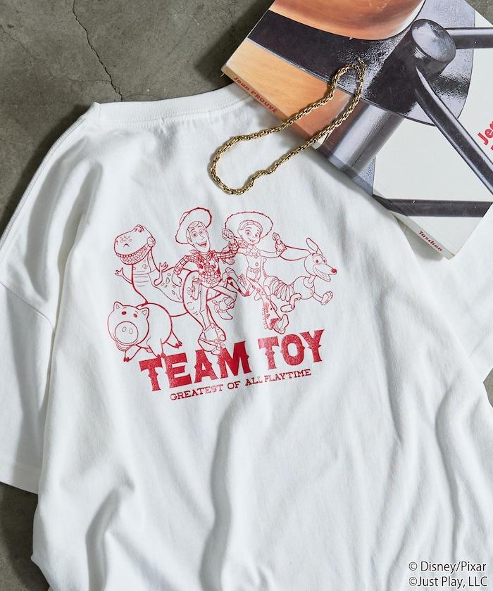 TOY STORY（玩具總動員） 集合印花 單色短袖T恤
