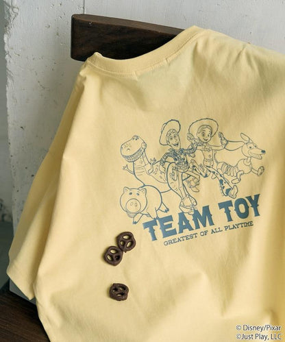 TOY STORY（玩具總動員） 集合印花 單色短袖T恤