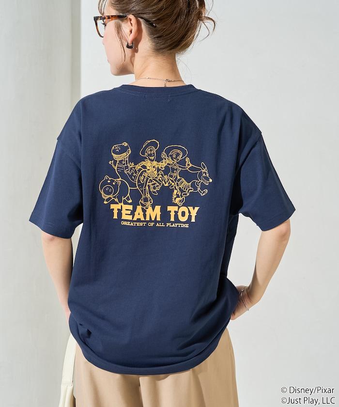 TOY STORY（玩具總動員） 集合印花 單色短袖T恤