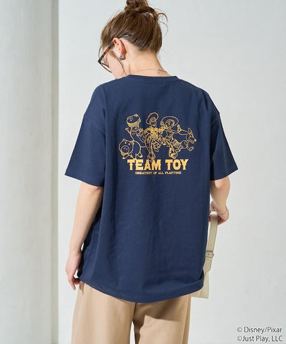 TOY STORY（玩具總動員） 集合印花 單色短袖T恤