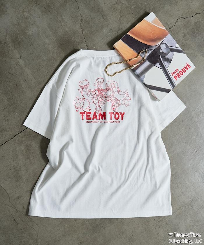TOY STORY（玩具總動員） 集合印花 單色短袖T恤
