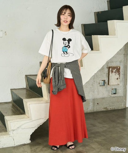 ミッキーマウス（米老鼠） ミッキーマウス 前後圖案短袖T恤