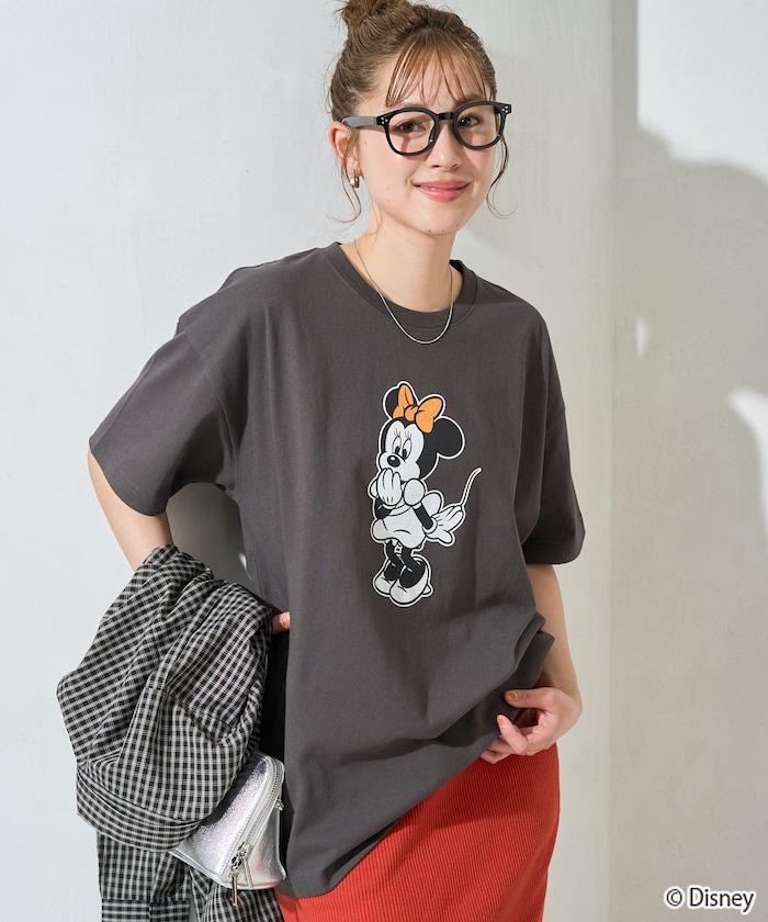 聯名 Minnie Mouse ミニーマウス 圖案 短袖T恤