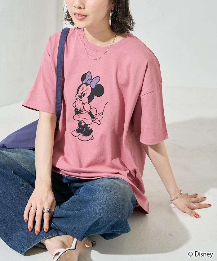 聯名 Minnie Mouse ミニーマウス 圖案 短袖T恤