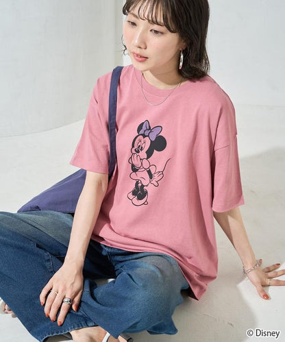 聯名 Minnie Mouse ミニーマウス 圖案 短袖T恤