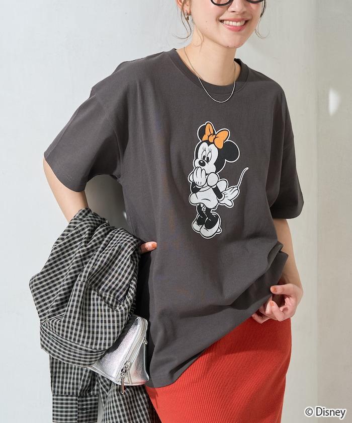 聯名 Minnie Mouse ミニーマウス 圖案 短袖T恤