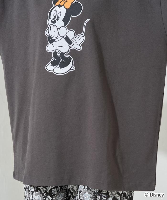 聯名 Minnie Mouse ミニーマウス 圖案 短袖T恤