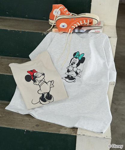 聯名 Minnie Mouse ミニーマウス 圖案 短袖T恤