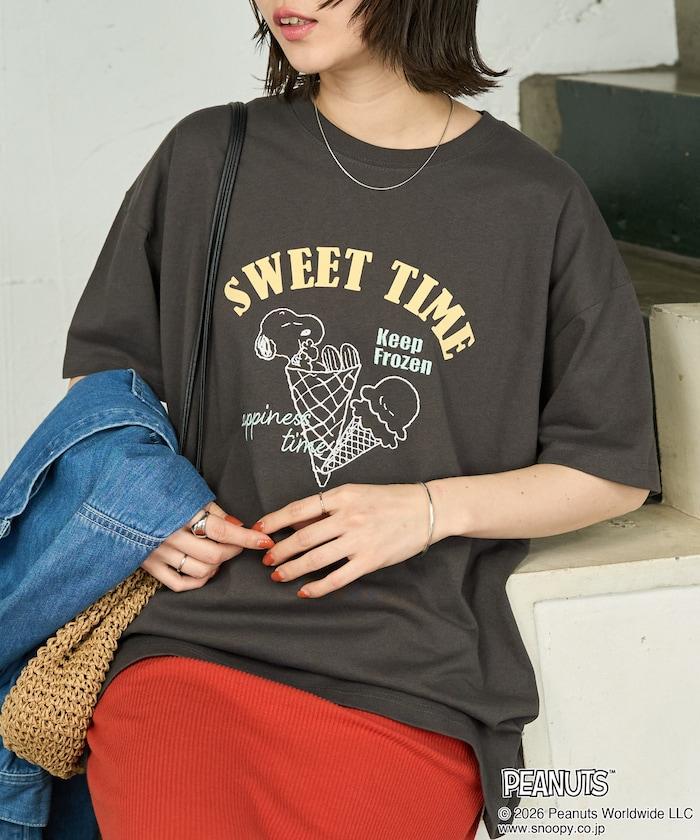 PEANUTS（花生漫畫） SWEET TIME 聯名 短袖T恤