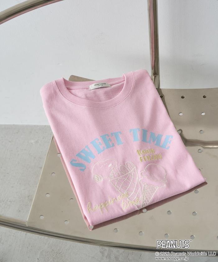 PEANUTS（花生漫畫） SWEET TIME 聯名 短袖T恤