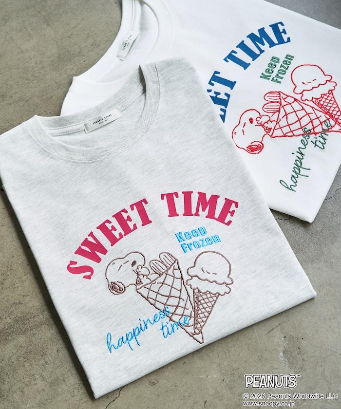 PEANUTS（花生漫畫） SWEET TIME 聯名 短袖T恤
